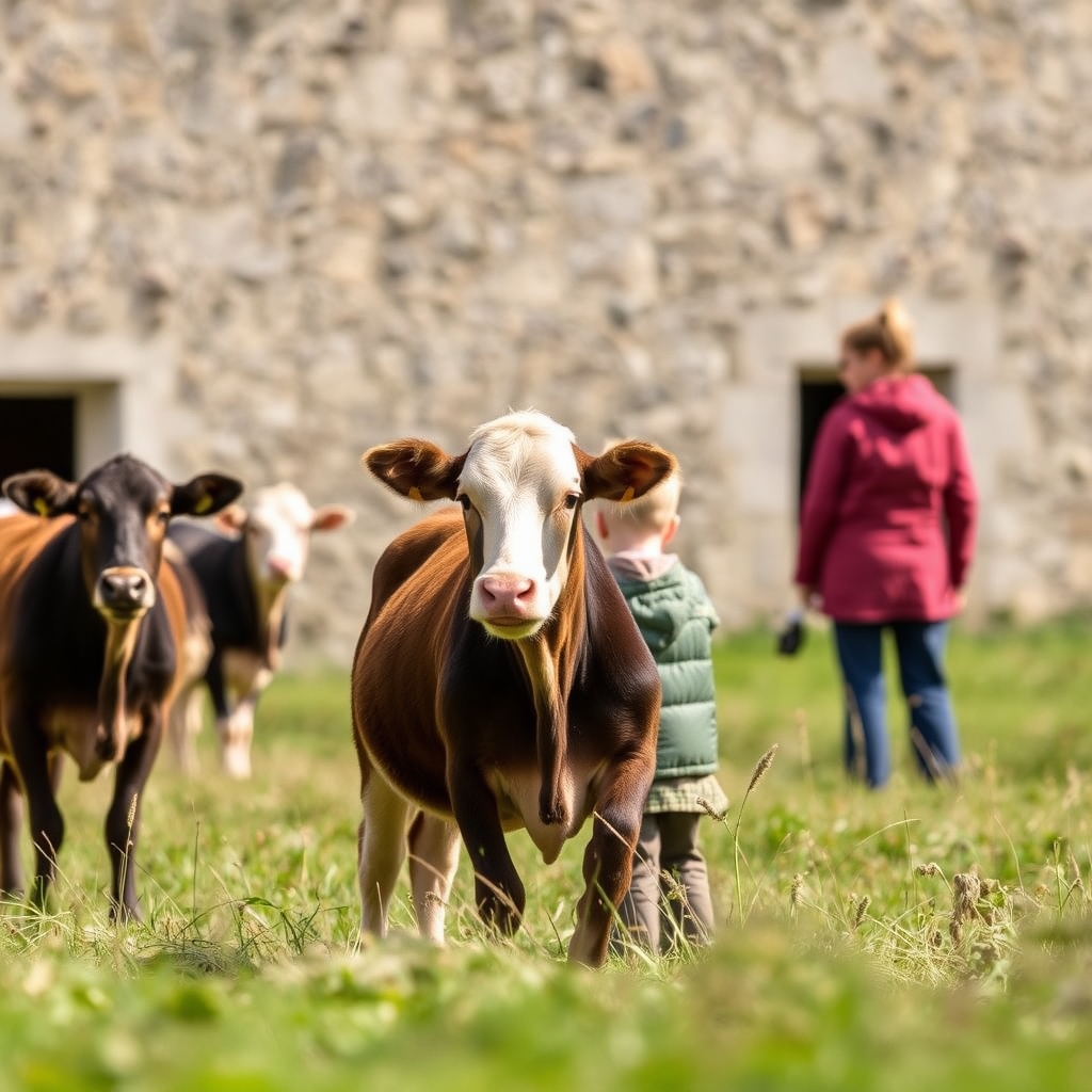Vente directe à la ferme : comment ça marche avec des enfants ? · La ferme des Templiers à visiter avec des enfants