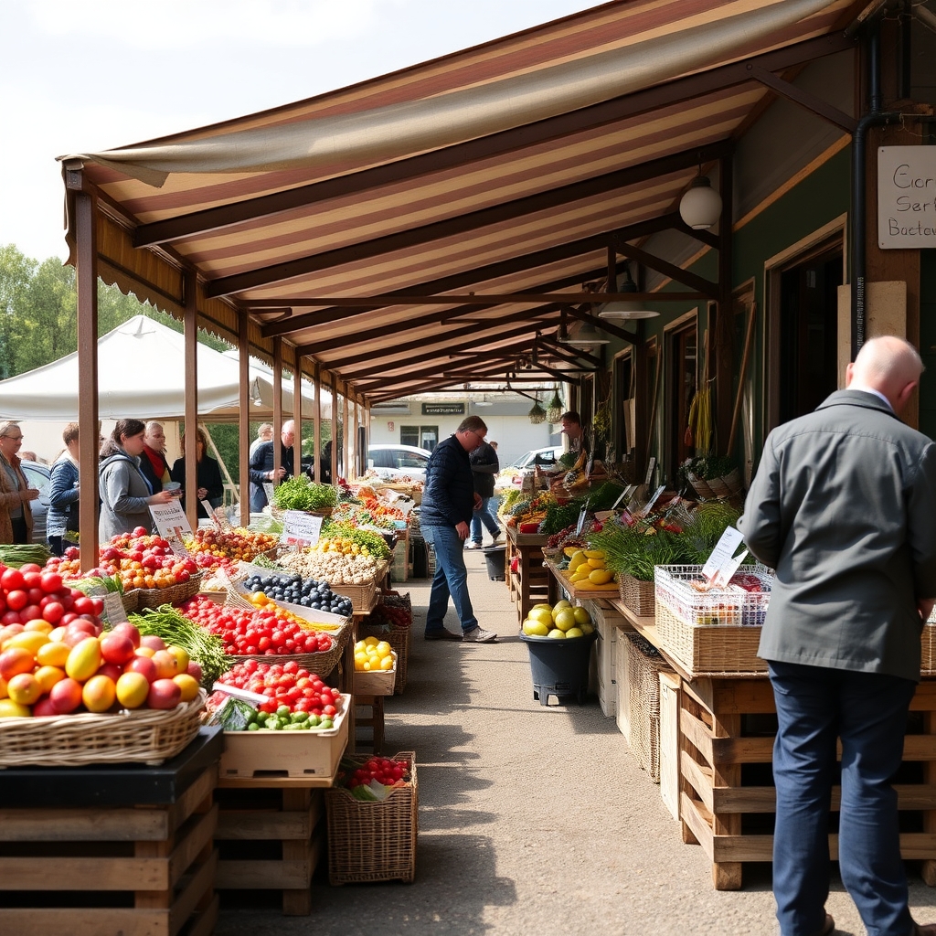 Territoires : Thiérache, Saint-Quentinois et Baie de Somme · Les marchés de producteurs dans l'Aisne